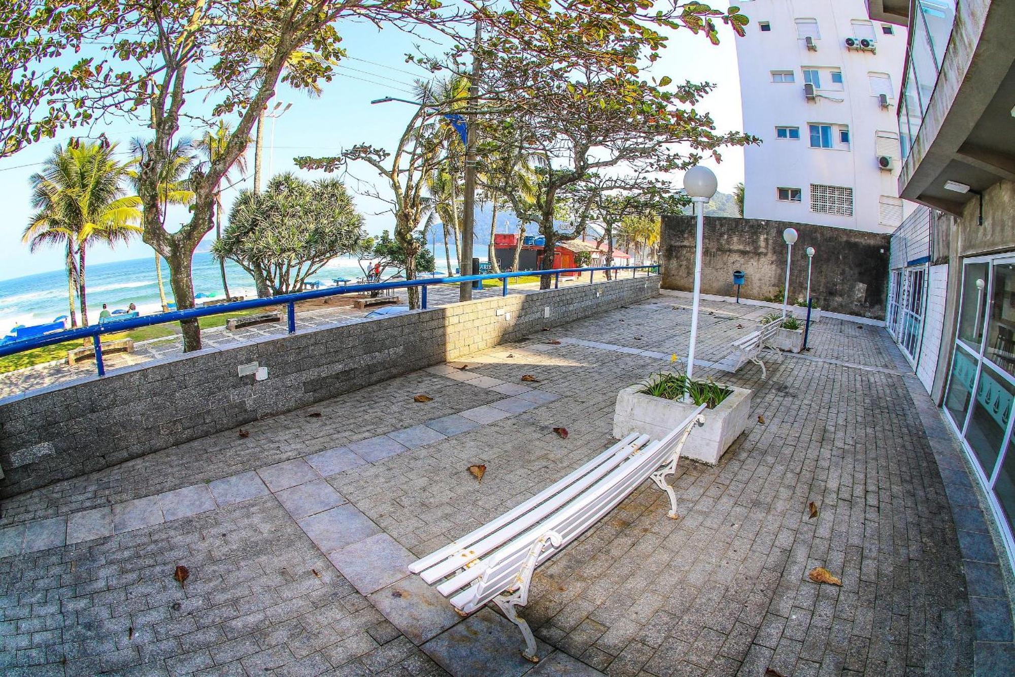 1E-Pe Na Areia Da Praia Do Tombo, 3 Quartos, Ar Cond, 2 Banheiros+Roupas De Cama Guarujá Exterior photo
